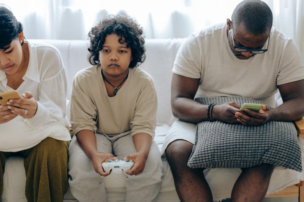 Family with gaming addiction