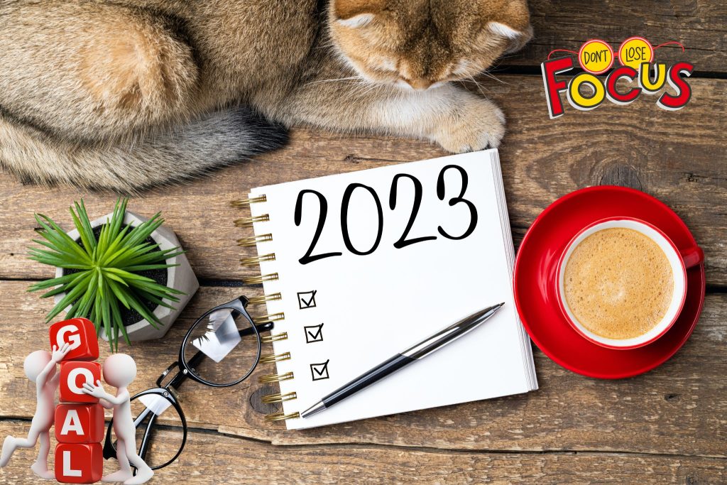 Goal Setting for 2023 and writing down new year's resolutions