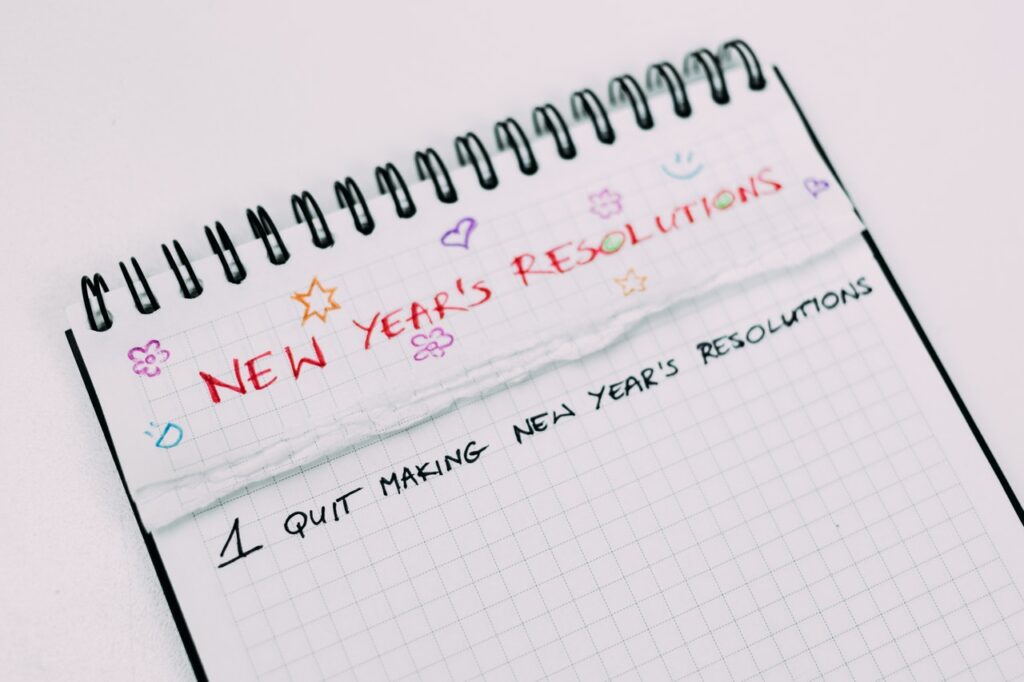 New Year's Resolutions vs goals