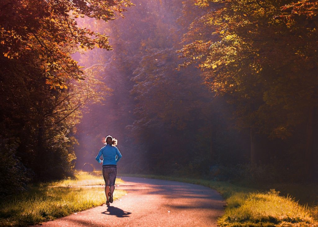 Woman jogging